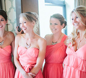 Romantic vineyard wedding