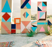 Southwestern/Art Deco wedding inspiration