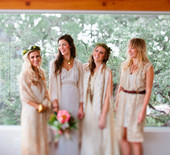 Woodland-inspired bridal brunch