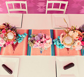 Colorful Bohemian wedding inspiration