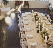 Festive Holiday dinner party