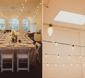 Festive Holiday dinner party