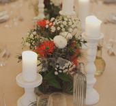 Festive Holiday dinner party