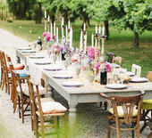 Bohemian wedding anniversary party