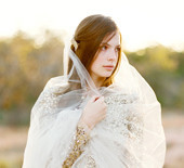 Metallic desert styled shoot
