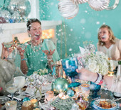 Glam New Year's party