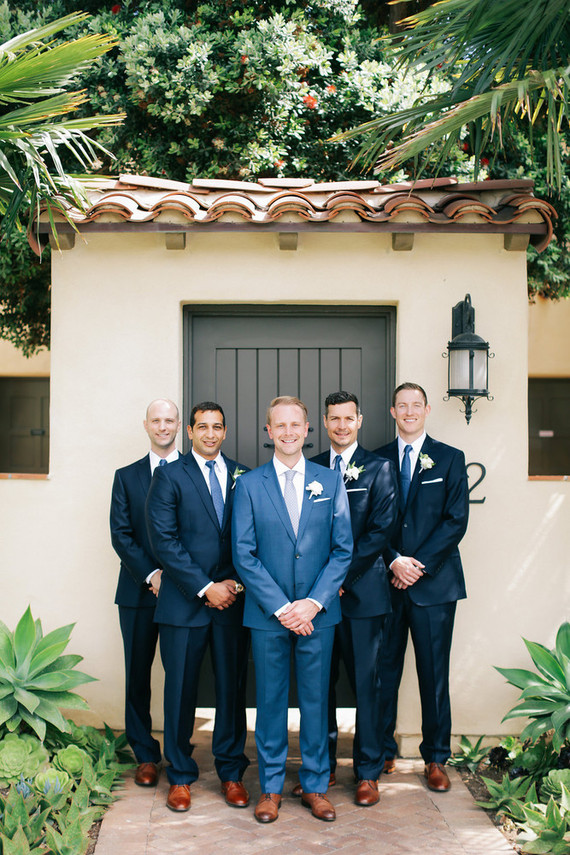 Groomsmen wedding portrait