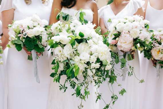 Spring wedding florals