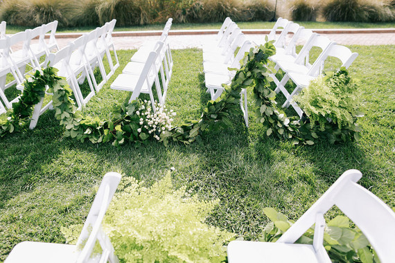 Elegant Terranea Resort wedding ceremony