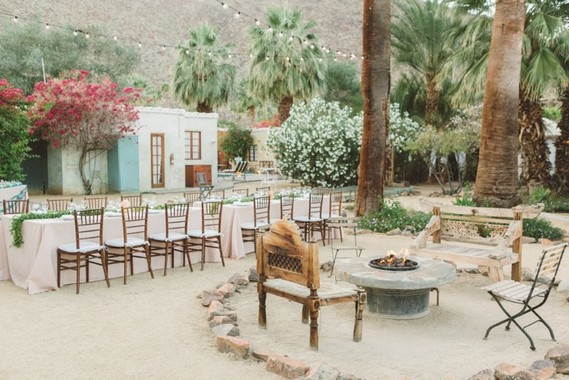 DIY Korakia Palm Springs wedding