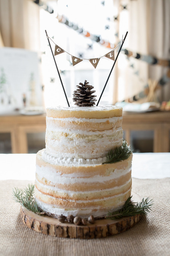 naked layer cake