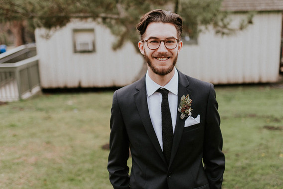 Groom portrait