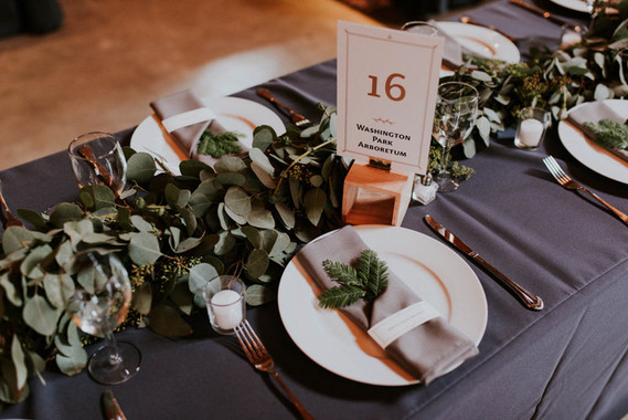 Barn wedding tablescape