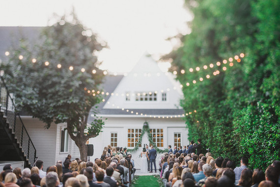 Lombardi House wedding ceremony