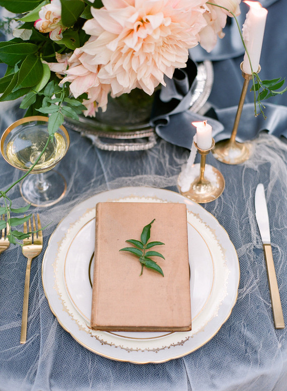 Vintage spring tablescape