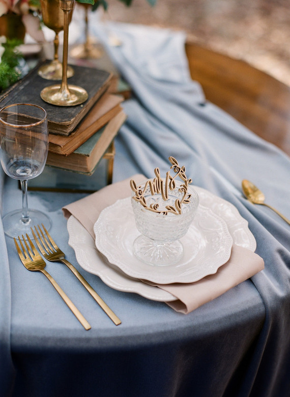 Vintage spring tablescape