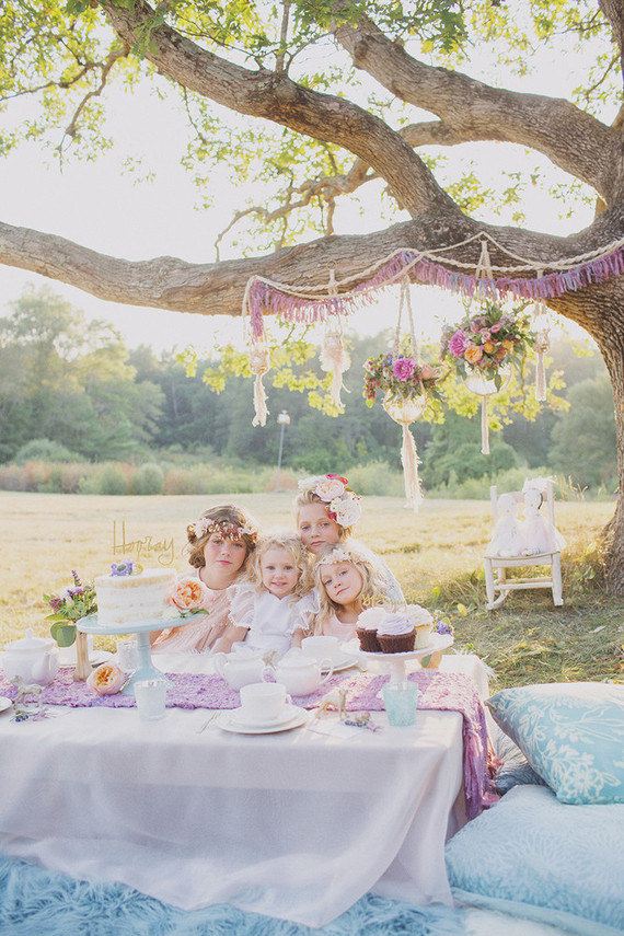 Fairytale childrens tea party