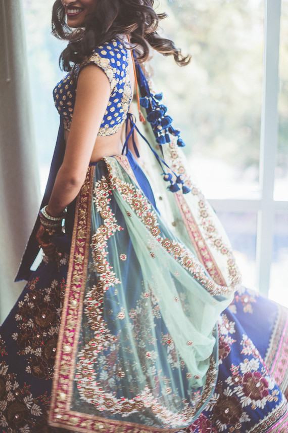 Modern Indian wedding sari