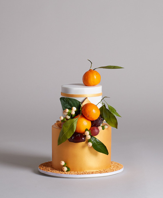 Modern wedding cake