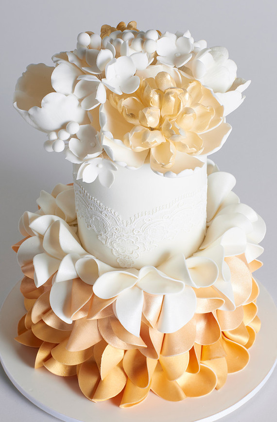 Modern wedding cake