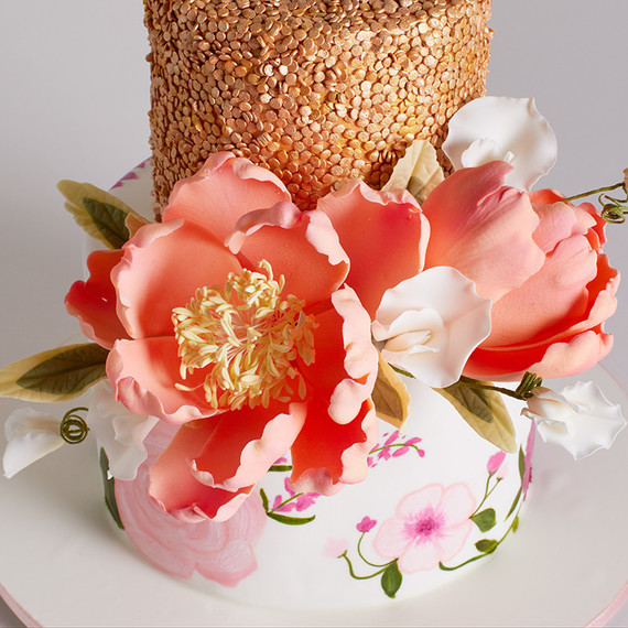 Modern wedding cake