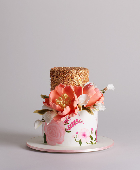 Modern wedding cake