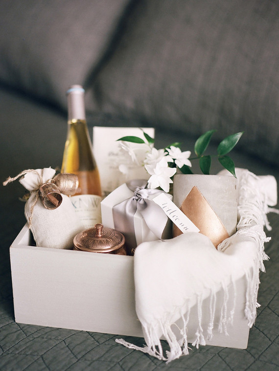 Wedding gift basket