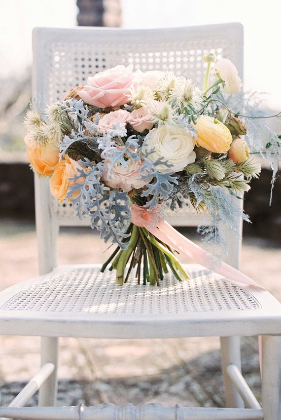 Spring bridal bouquet