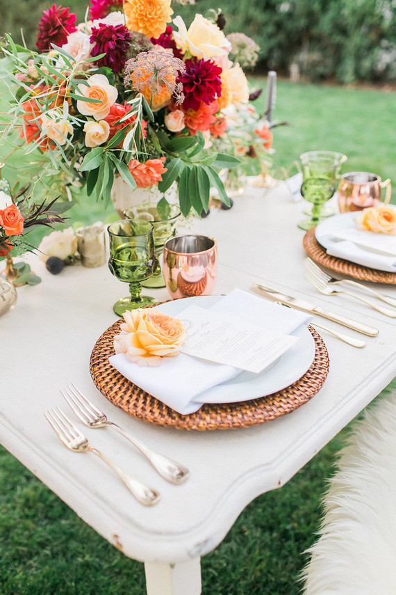 Summer place setting