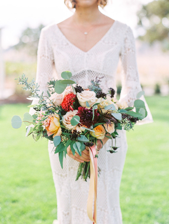 Summer bridal bouquet