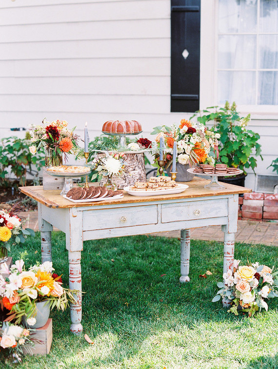 Dessert table