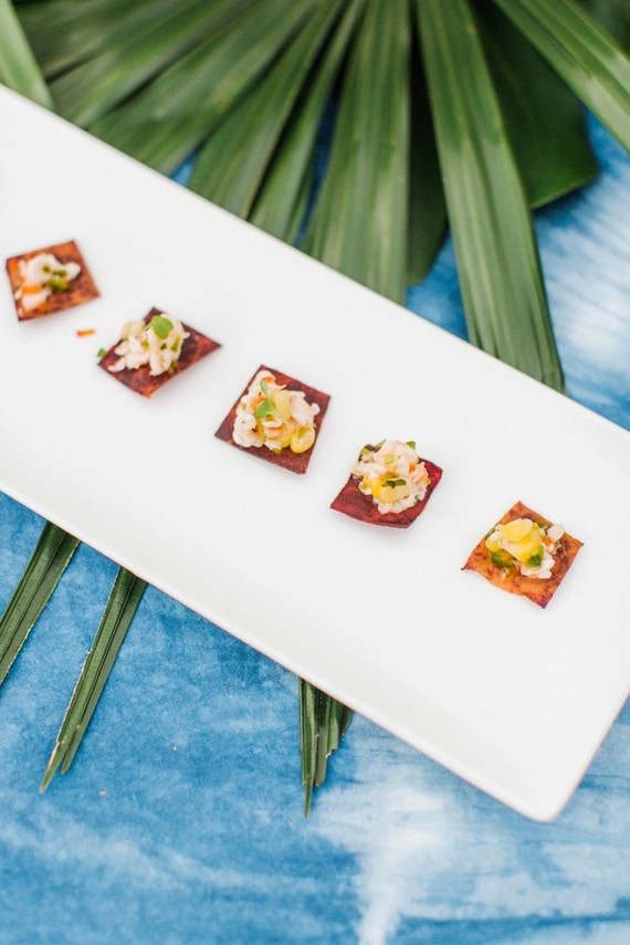 Tropical appetizers