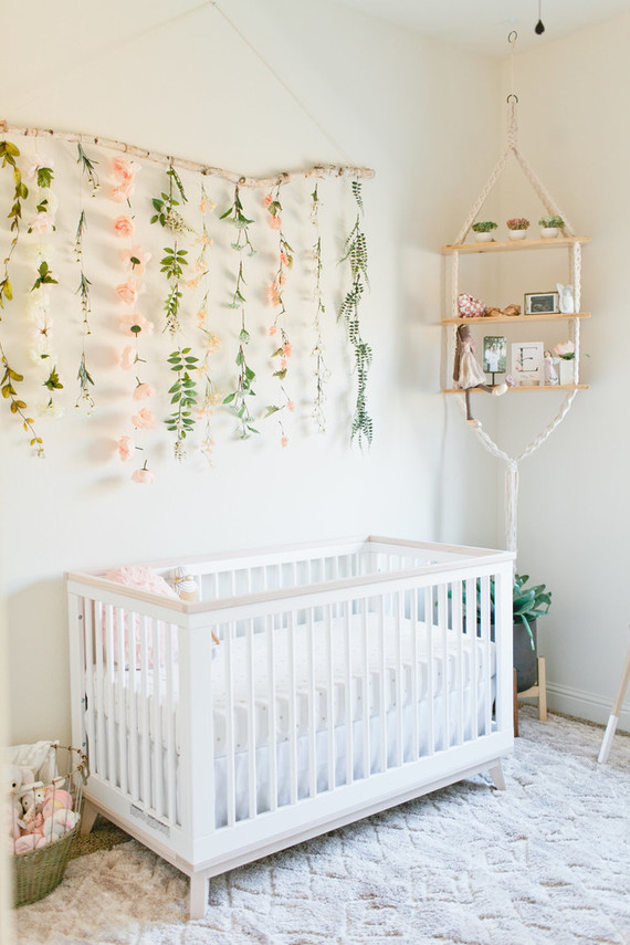 Simple Boho Baby Nursery Ideas 