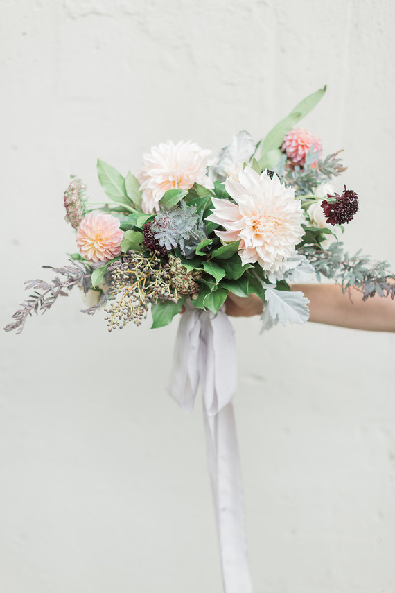 Gorgeous Color Block Wedding Bouquet With Silk Ribbon Lace - Temu