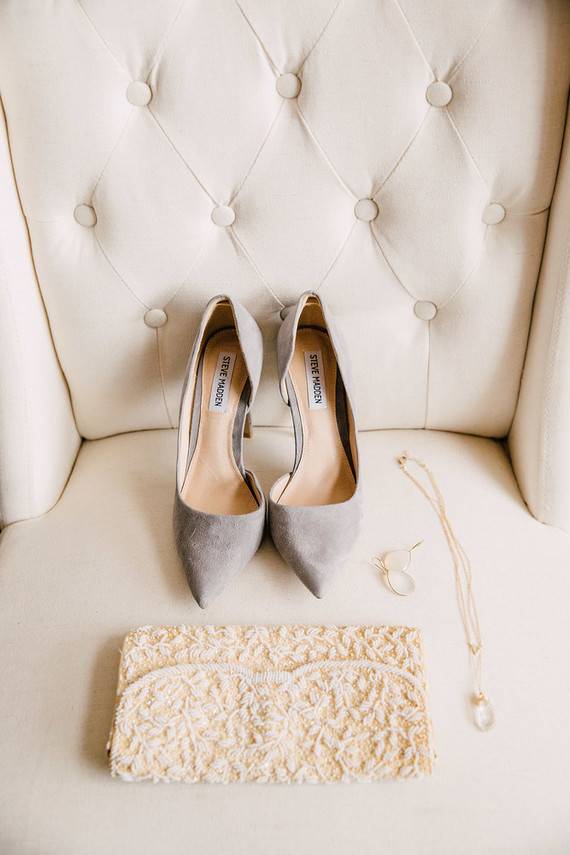 winter neutral wedding accessories