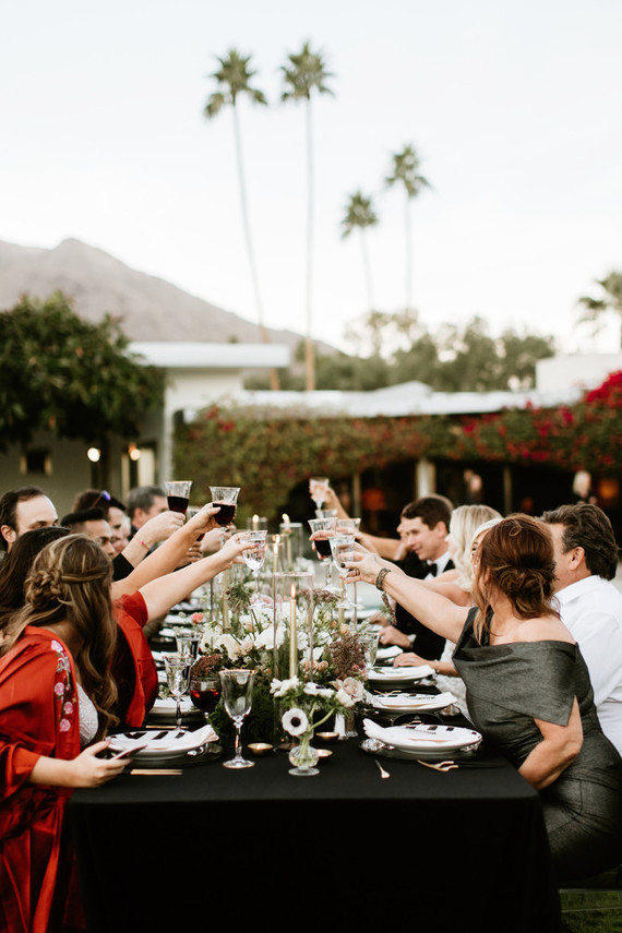 New Years Eve wedding at the Frederick Lowe Estate in Palm Springs