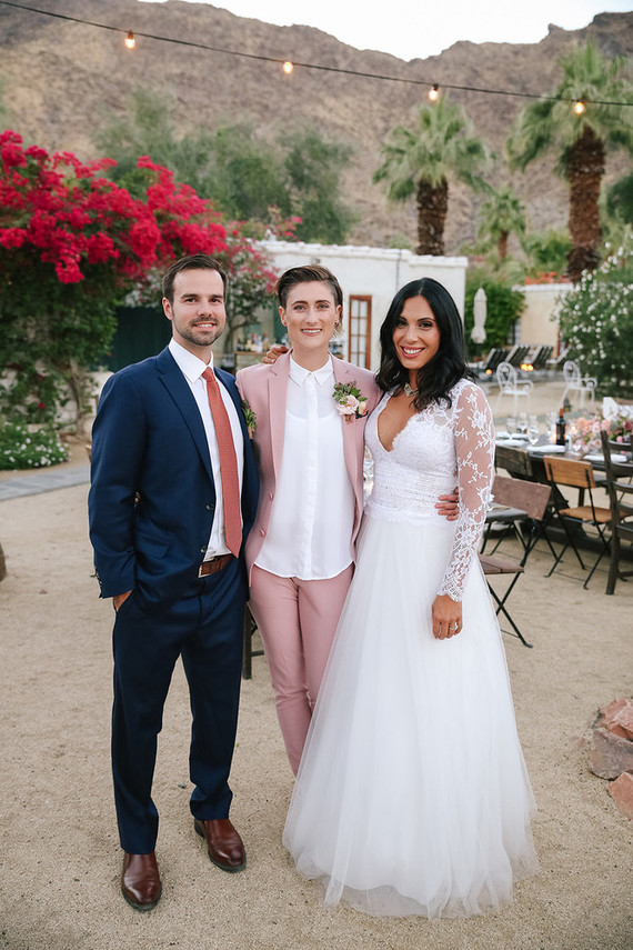 A ring designer's Palm Springs wedding at Korakia