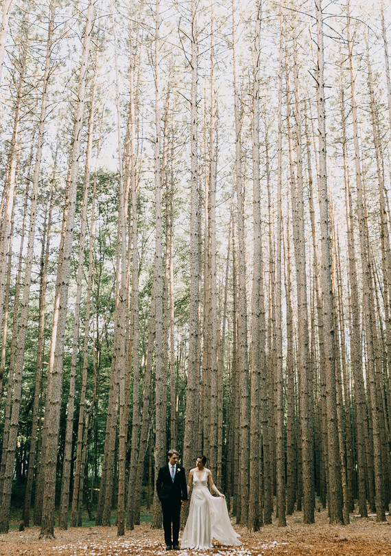 Rustic Pine forest wedding at The Roxbury Barn & Estate