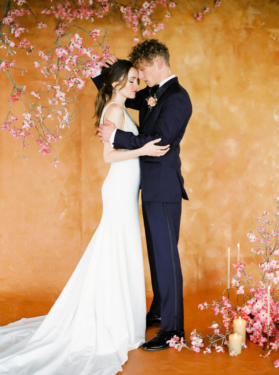 The wedding color palette of the moment: modern, elegant tamarind + pink wedding ideas in Sonoma, CA