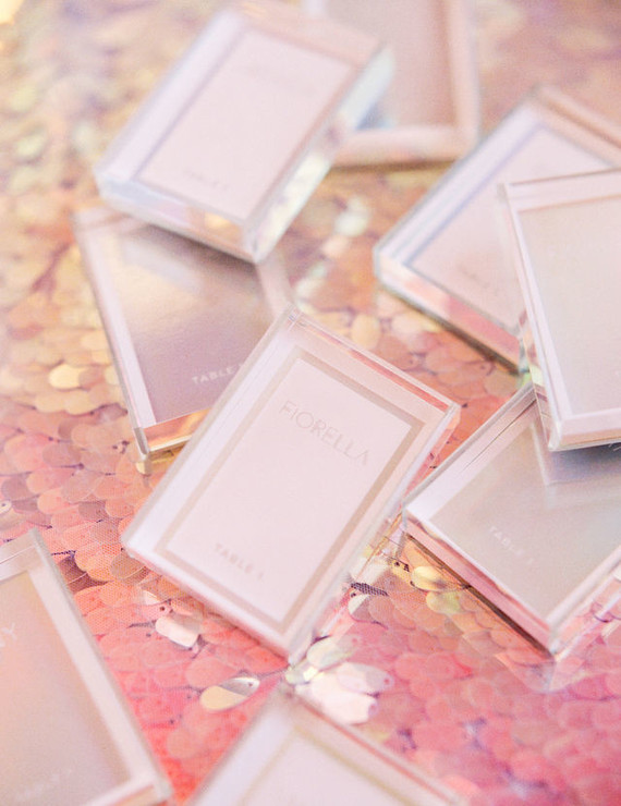 Modern pastel iridescent wedding ideas