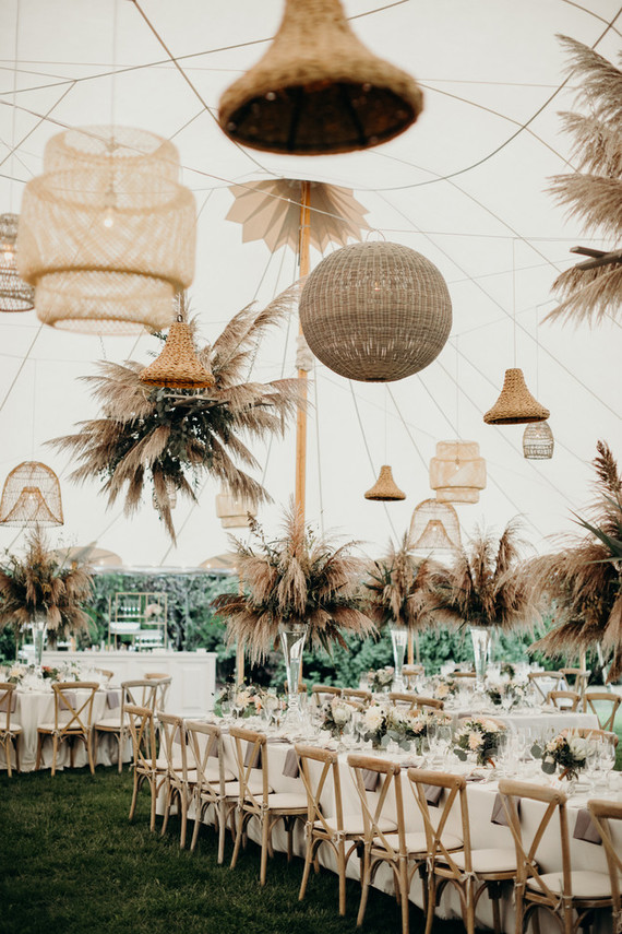 Pampas grass wedding ideas