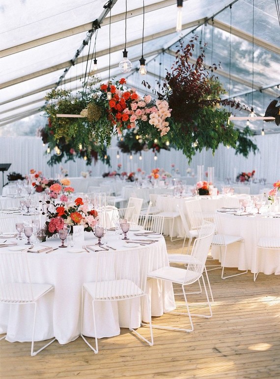 Modern wedding tent