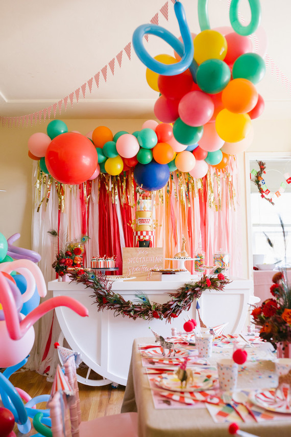 Circus themed birthday party ideas