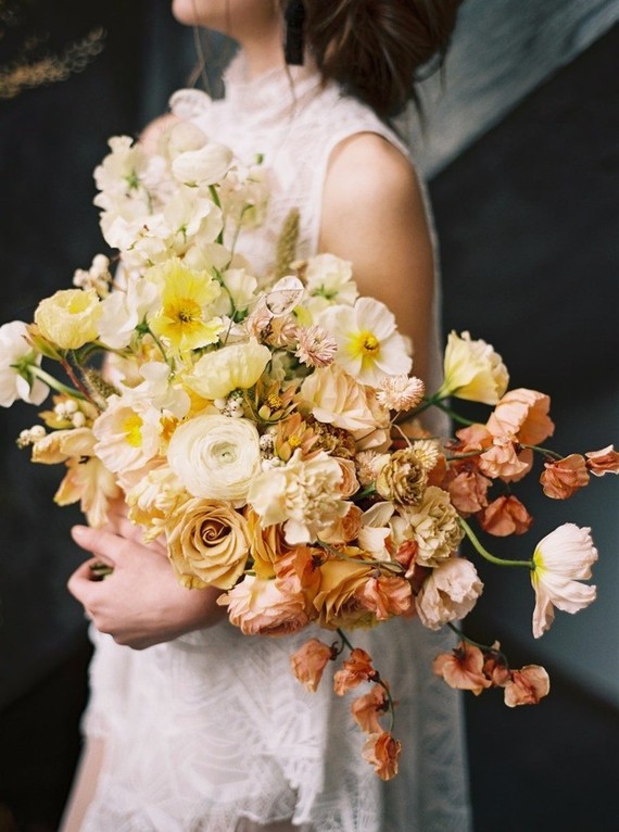 Ombre fall bridal bouquet