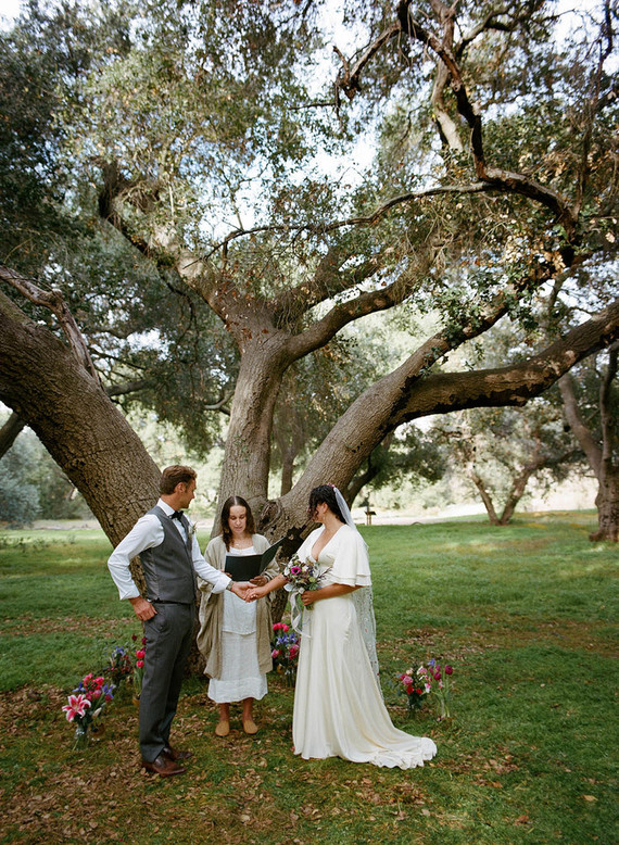 Sweet southern California family elopement at a park