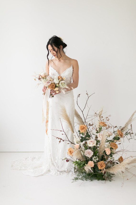 dried floral arrangement