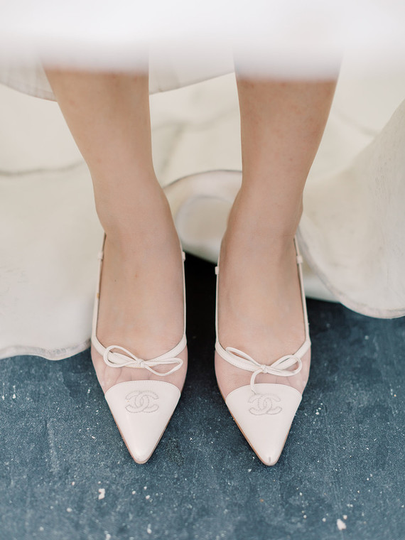 Chanel wedding shoes