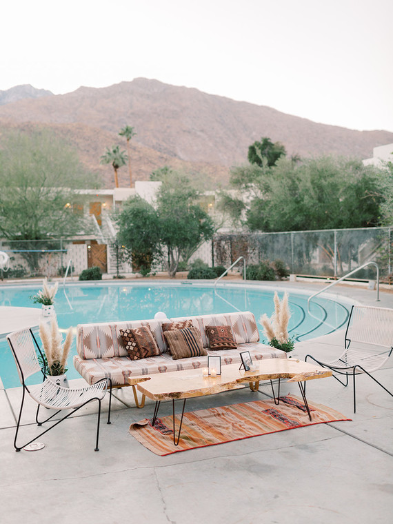 Palm Springs lounge area