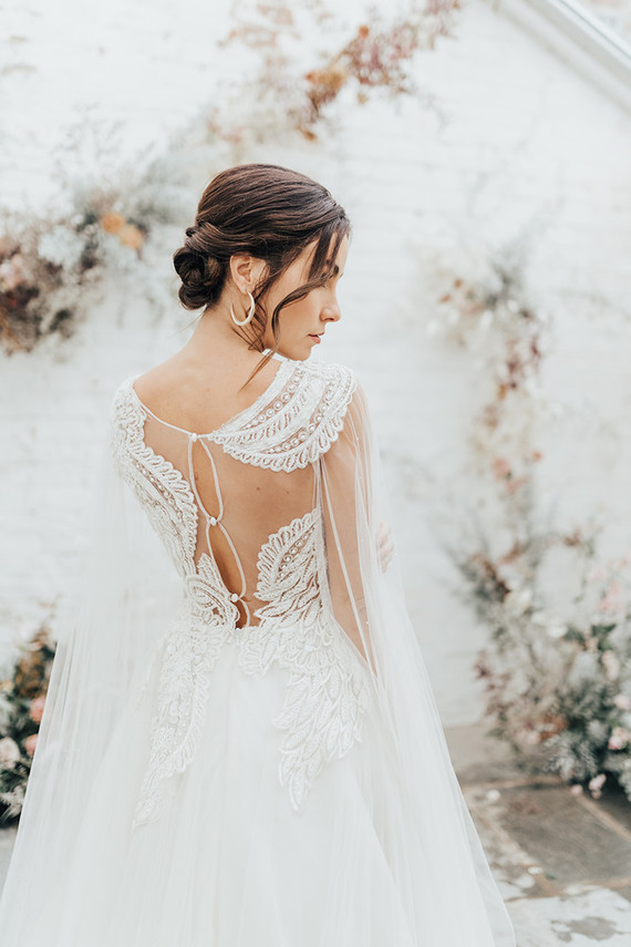 open back wedding dress