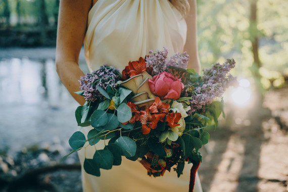 Organic bridal bouquet